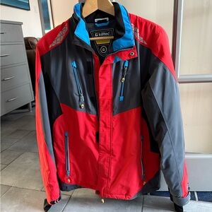 Men's Red and Gray Jacket